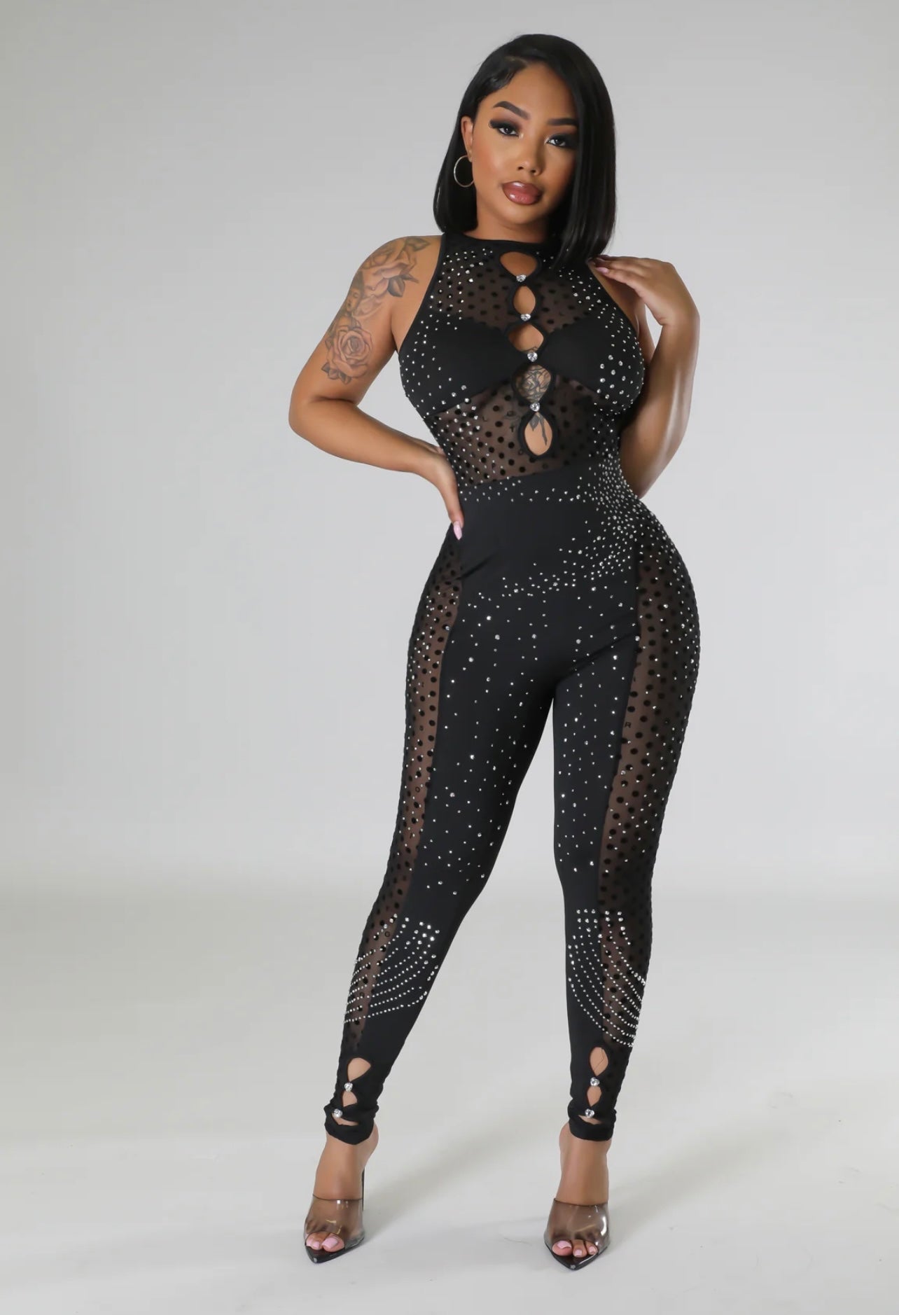 DIPPED IN DIAMONDS JUMPSUIT