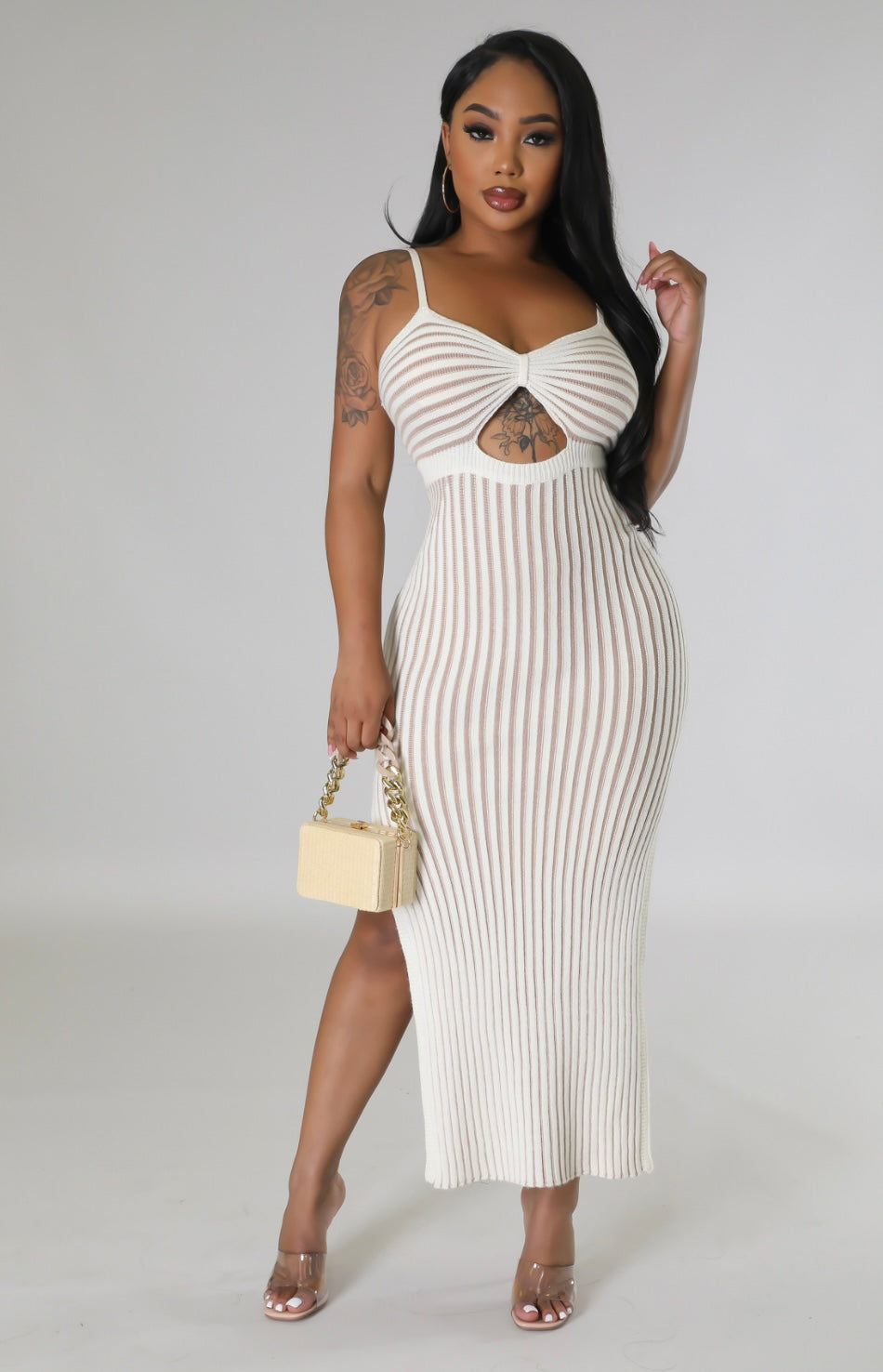 ESCAPE WITH ME MIDI DRESS