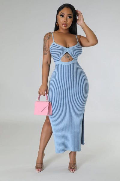 ESCAPE WITH ME MIDI DRESS