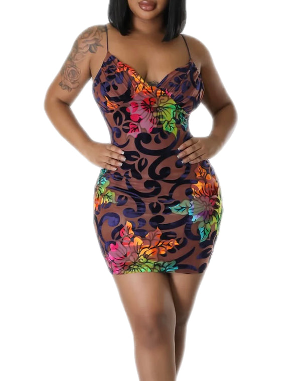 FLOWER BOMB DRESS