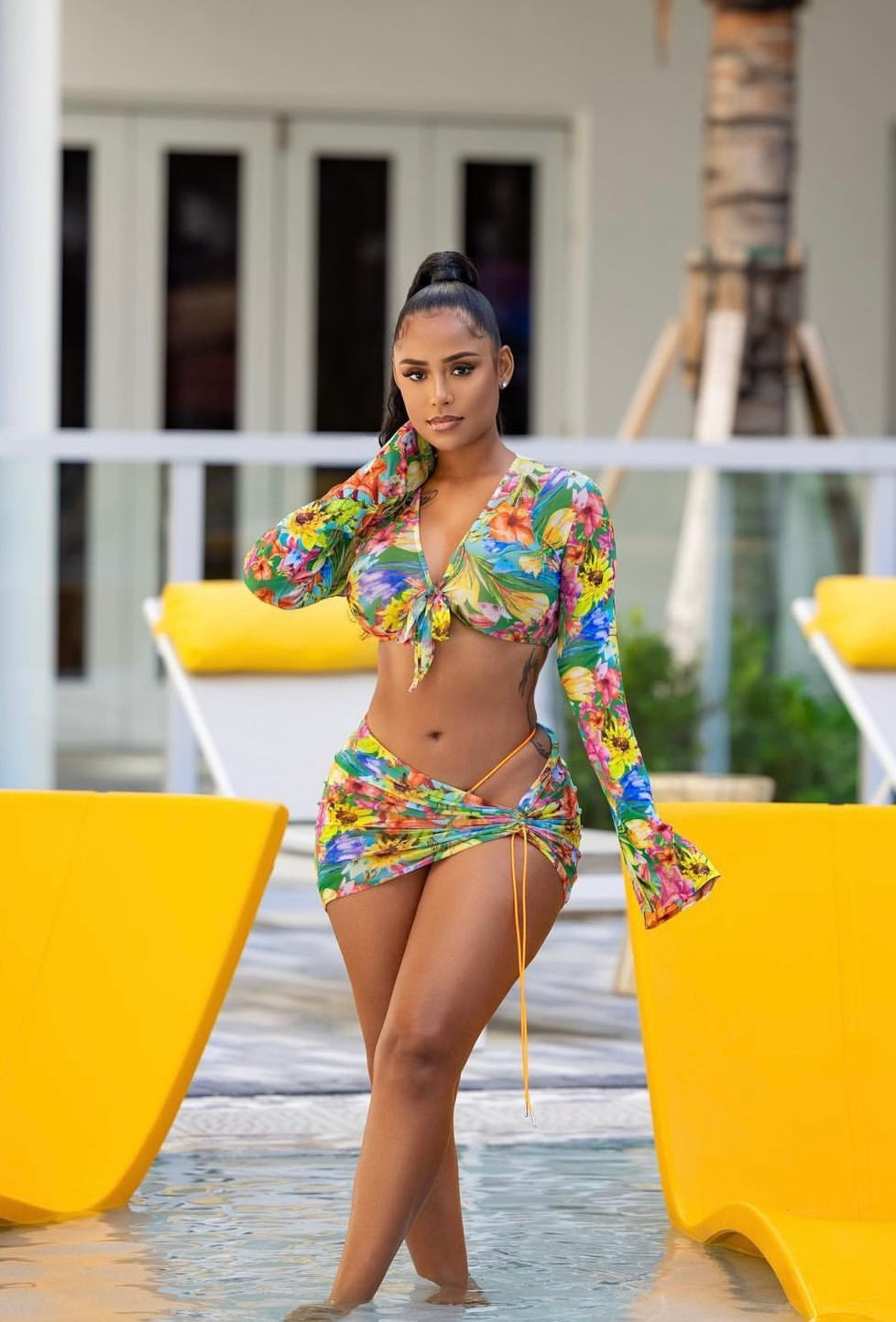 FLOWER BOMB SWIM SET