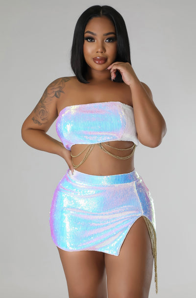 “COTTON CANDY” SKIRT SET